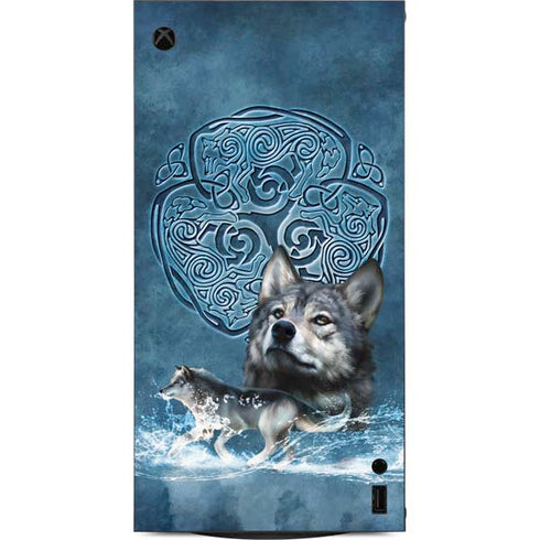Celtic Wolf by Brigid Ashwood XBox Series X Digital Edition Console Skin